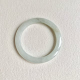 52.5mm A-Grade Natural Light Green Modern Round Bangle No. 600149