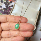 A-Grade MINI.malist Apple Green “ANOTCH” Jadeite Pendant No. 172519