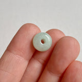 A-Grade Natural Light Green Jadeite Barrel Pendant No. 172495