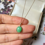 A-Grade MINI.malist Apple Green “ANOTCH” Jadeite Pendant No. 172519