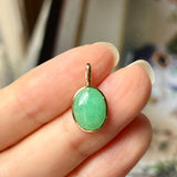 A-Grade MINI.malist Apple Green “ANOTCH” Jadeite Pendant No. 172518