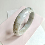 58.3mm A-Grade Natural White Modern Round Bangle No. 600162