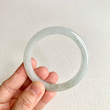 52.5mm A-Grade Natural Light Green Modern Round Bangle No. 600149