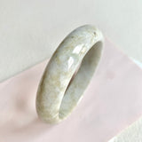 58.4mm A-Grade Natural Light Yellowish Brown Modern Round Bangle No. 600169