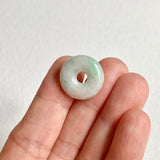 A-Grade Natural Lilac Green Jadeite Bagel Piece No. 172480