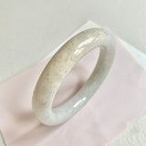 56.2mm A-Grade Natural White Traditional Round Bangle No. 330028