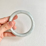 SOLD OUT: 60.2mm A-Grade Natural Light Green Modern Round Bangle No. 600167