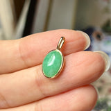 A-Grade MINI.malist Apple Green “ANOTCH” Jadeite Pendant No. 172518