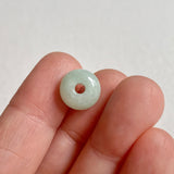 A-Grade Natural Light Green Jadeite Barrel Pendant No. 172495