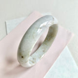 58.3mm A-Grade Natural White Modern Round Bangle No. 600162