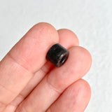 A-Grade Natural Light Black Jadeite Barrel Pendant No. 172491