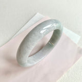 56.3mm A-Grade Natural Lavender Green Modern Round Bangle No. 151881