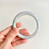 56.3mm A-Grade Natural Lavender Green Modern Round Bangle No. 151881