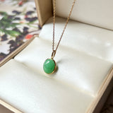 A-Grade MINI.malist Apple Green “ANOTCH” Jadeite Pendant No. 172519