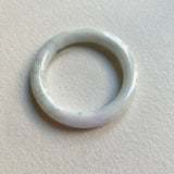 57.6mm A-Grade Natural Lavender Green Jadeite Traditional Round Bangle No. 151679