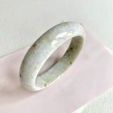 58.4mm A-Grade Natural Light Yellowish Brown Modern Round Bangle No. 600169