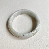 58.3mm A-Grade Natural White Modern Round Bangle No. 600162