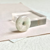 A-Grade Natural Lilac Green Jadeite Bagel Piece No. 172480