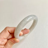 56.2mm A-Grade Natural White Traditional Round Bangle No. 330028