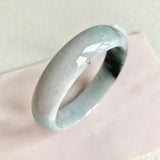 57.4mm A-Grade Natural Bluish Floral Modern Round Bangle No. 600159