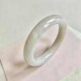 56.2mm A-Grade Natural White Traditional Round Bangle No. 330028