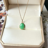 A-Grade MINI.malist Apple Green “ANOTCH” Jadeite Pendant No. 172518