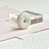 A-Grade Natural Lilac Green Jadeite Bagel Piece No. 172480