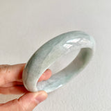 SOLD OUT: 60.2mm A-Grade Natural Light Green Modern Round Bangle No. 600167