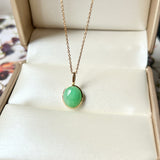 A-Grade MINI.malist Apple Green “ANOTCH” Jadeite Pendant No. 172519