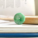 A-Grade Natural Imperial Green Jadeite Donut No.172509