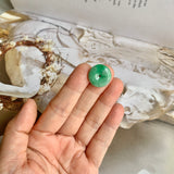 A-Grade Natural Imperial Green Jadeite Donut No.172509