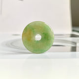 A-Grade Natural Yellow Green Jadeite Donut No.172510