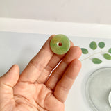 A-Grade Natural Yellow Green Jadeite Donut No.172510