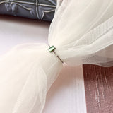 16.1mm A-Grade Natural Jadeite Dainty Bead Ring (Rectangle) No.162399