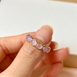 19mm A-Grade Natural Lavender Jadeite Colour Galore Ring No.162405