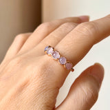 19mm A-Grade Natural Lavender Jadeite Colour Galore Ring No.162405