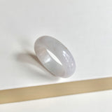 20.3mm A-Grade Natural Lavender Jadeite Abacus Ring Band No.162446