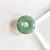 A-Grade Natural Bluish Green Jadeite Bagel Piece No. 172532