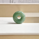 A-Grade Natural Bluish Green Jadeite Bagel Piece No. 172532