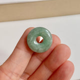 A-Grade Natural Bluish Green Jadeite Bagel Piece No. 172532