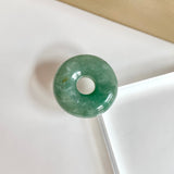 A-Grade Natural Bluish Green Jadeite Bagel Piece No. 172533