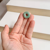 A-Grade Natural Bluish Green Jadeite Bagel Piece No. 172533