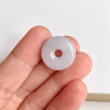 A-Grade Natural White Jadeite Bagel Piece No. 172535