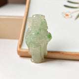 A-Grade Jadeite God of Prosperity Pendant No.172434