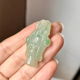 A-Grade Jadeite God of Prosperity Pendant No.172434