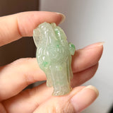 A-Grade Jadeite God of Prosperity Pendant No.172434