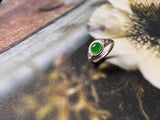 A-Grade Natural Green Jadeite Bespoke Ring No.172419