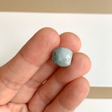 A-Grade Natural Bluish Floral Jadeite Barrel No.172542