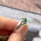 A-Grade Natural Green Jadeite Bespoke Ring No.172419