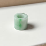 A-Grade Natural Moss On Snow Jadeite Barrel Pendant No.172436